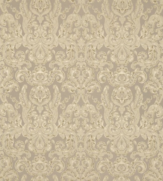 Brocatello Nuovo Fabric - Cream - Zoffany
