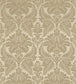 Malmaison Damask Fabric - Sand - Zoffany