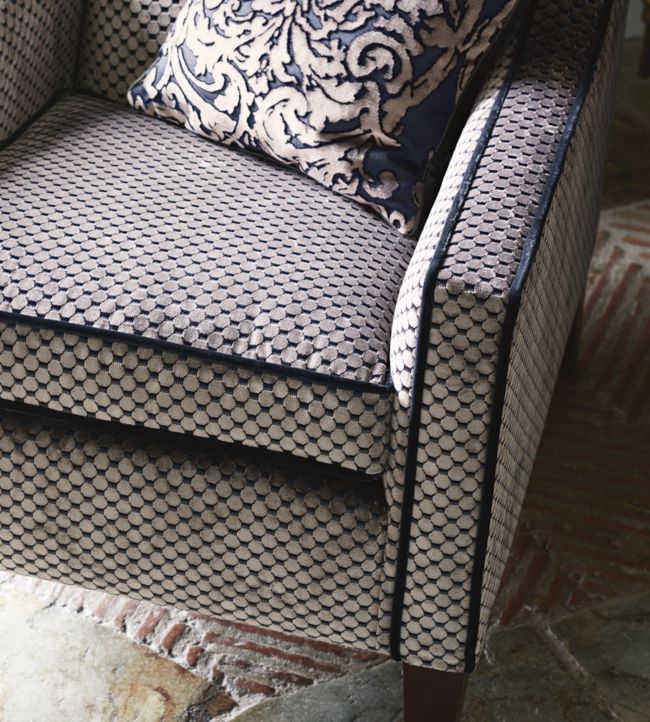 Tespi Spot Fabric - Gray - Zoffany