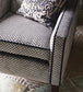 Tespi Spot Fabric - Gray - Zoffany