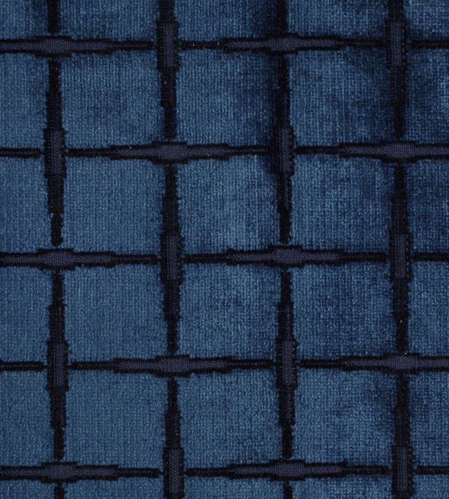 Tespi Square Fabric - Blue - Zoffany