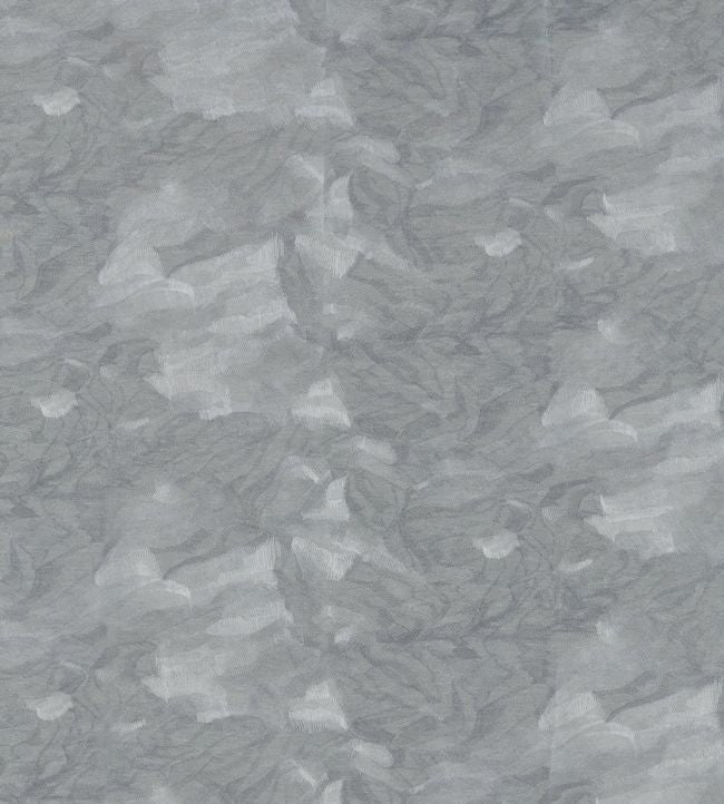 Cirrus Embroidery Fabric - Silver - Zoffany