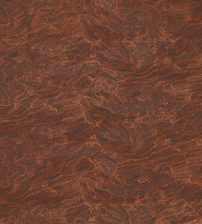 Cirrus Embroidery Fabric - Brown - Zoffany