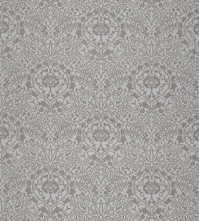 Goya Fabric - Silver - Zoffany