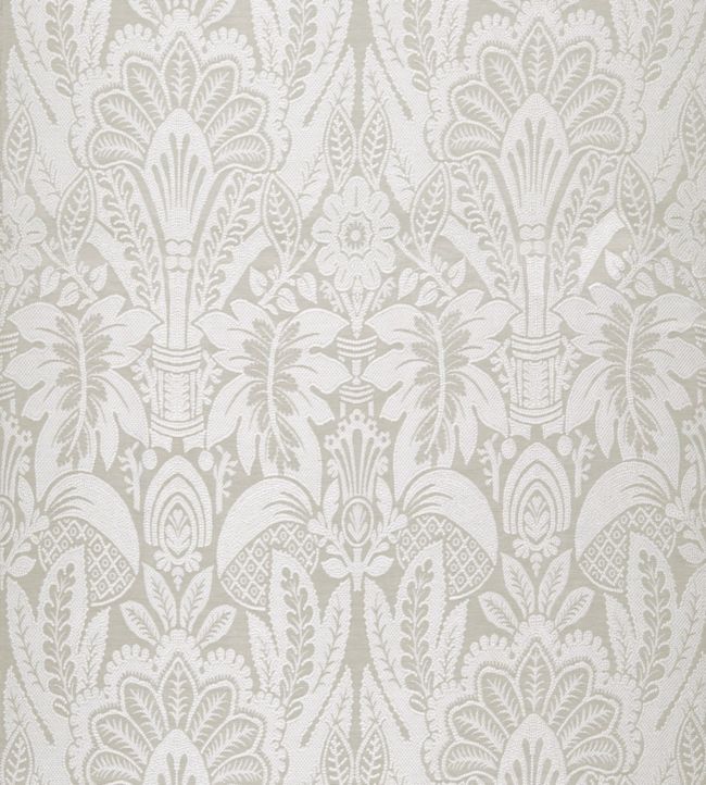 Fitzrovia Fabric - Silver - Zoffany