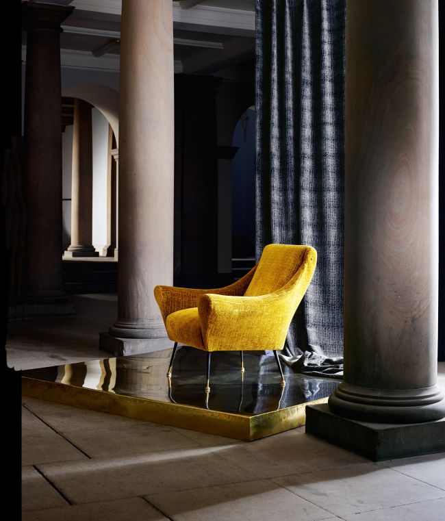 Leighton Fabric - Blue - Zoffany