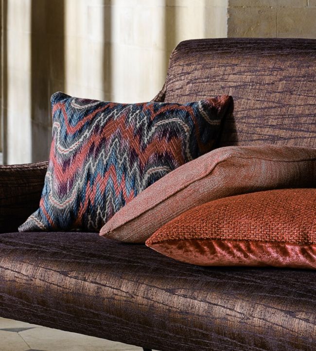 Kempshott Fabric - Orange - Zoffany