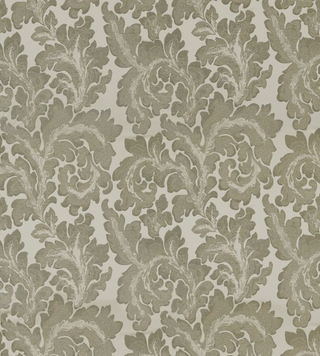 Acantha Silk Fabric -  Gray - Zoffany
