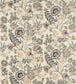 Hardwick Crewel Fabric -  Cream - Zoffany