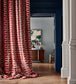 Verdi Applique Fabric - Red - Zoffany