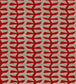 Verdi Applique Fabric - Red - Zoffany