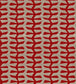 Verdi Applique Fabric - Red - Zoffany