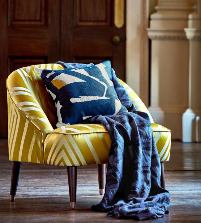 Geometrica Fabric - Gold - Zoffany