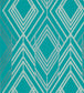 Geometrica Fabric -  Teal - Zoffany