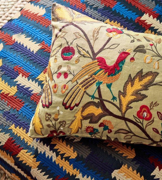 Oiseaux De Paradis Fabric - Sand - Zoffany