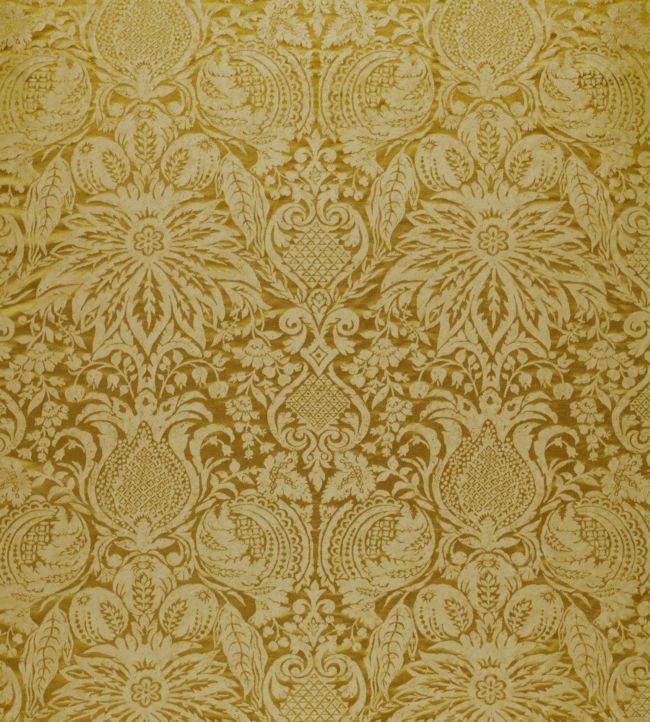 Mitford Weave Fabric - Gold - Zoffany