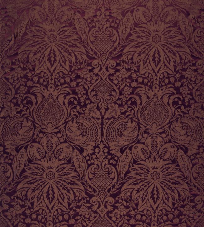 Mitford Weave Fabric - Purple - Zoffany