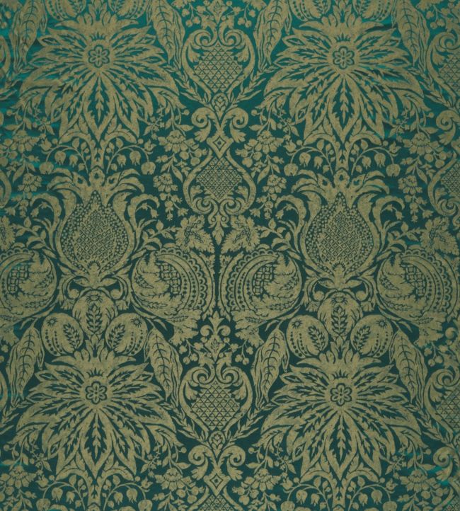 Mitford Weave Fabric - Green - Zoffany