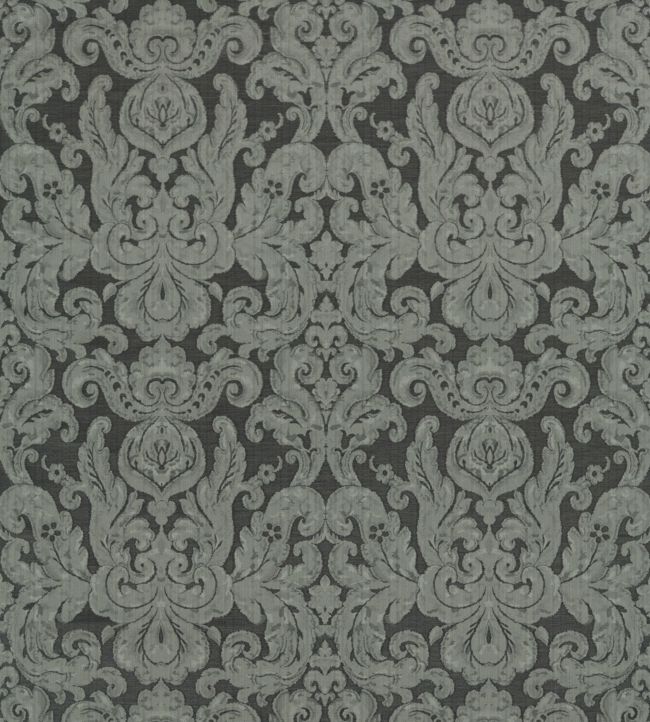 Brocatello Fabric - Gray - Zoffany
