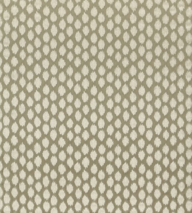 Ikat Spot Fabric - Green - Zoffany