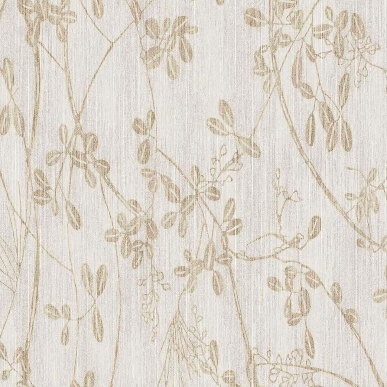 333400 - Botanical Trail Emerald Wallpaper - Beige / Sand - Eijffinger