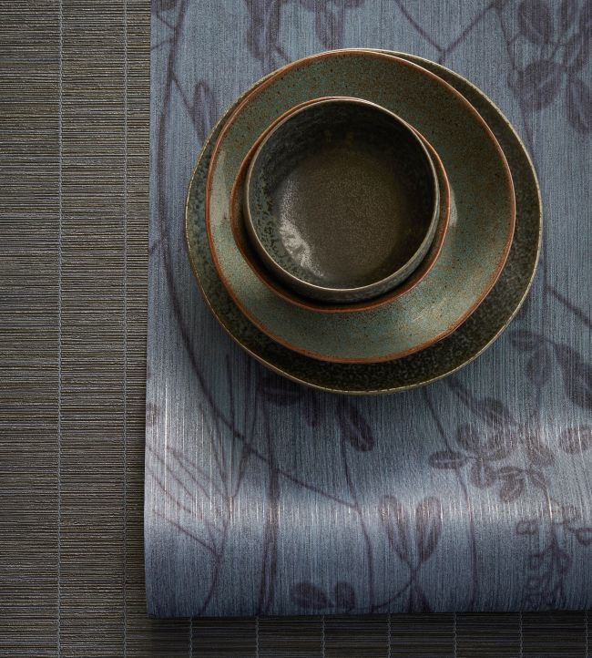 333404 - Botanical Trail Emerald Wallpaper - Blue - Eijffinger