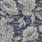 333414 - Rustic Floral Emerald Wallpaper - Indigo - Eijffinger