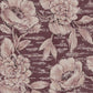 333415 - Rustic Floral Emerald Wallpaper - Burgundy - Eijffinger