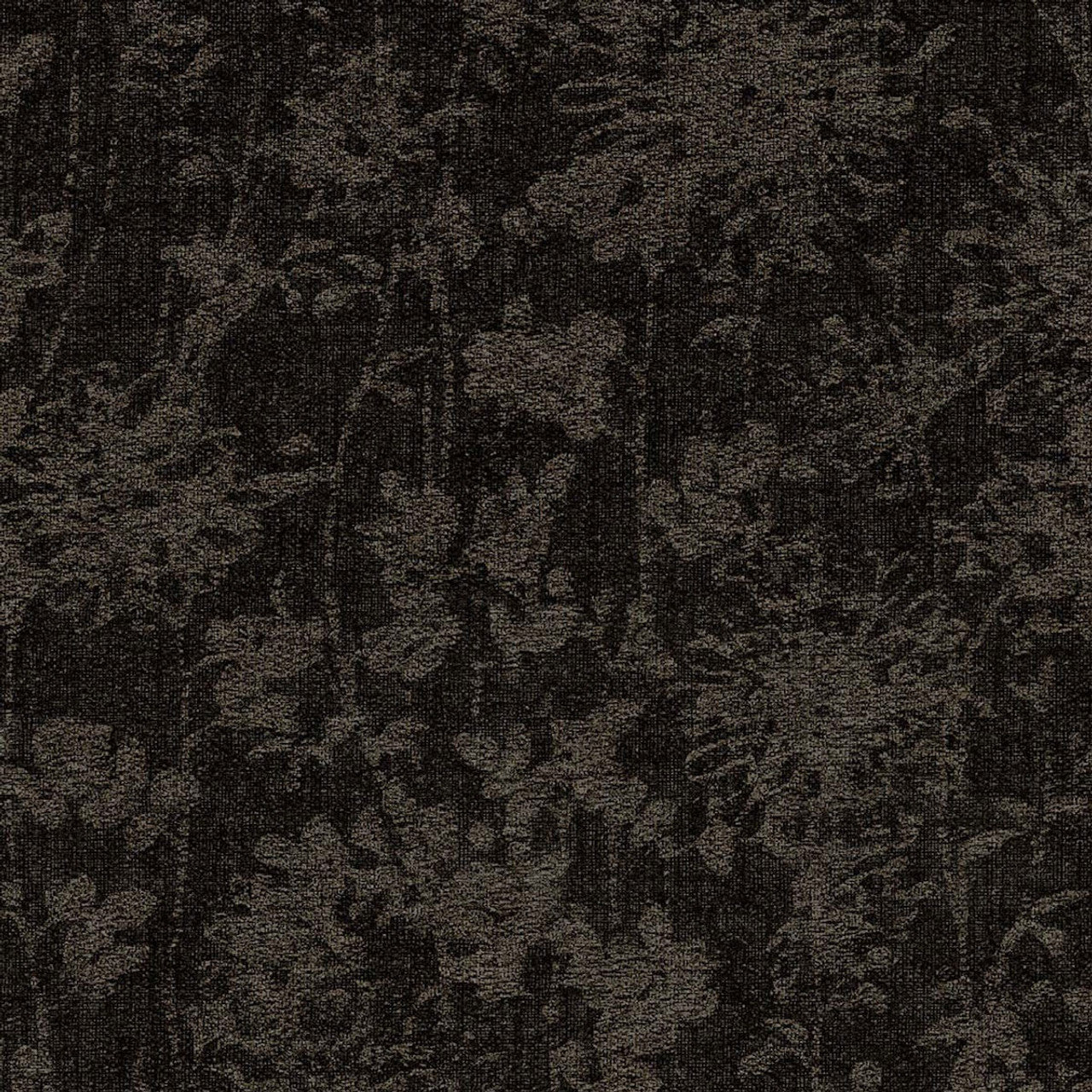 333424 - Floral Mist Emerald Wallpaper - Charcoal - Eijffinger