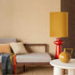 333431 - Rustic Stripe Emerald Wallpaper - Beige - Eijffinger