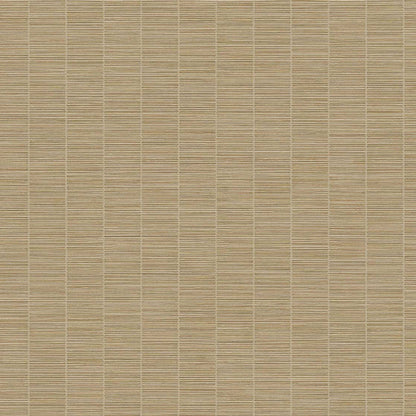 333431 - Rustic Stripe Emerald Wallpaper - Beige - Eijffinger