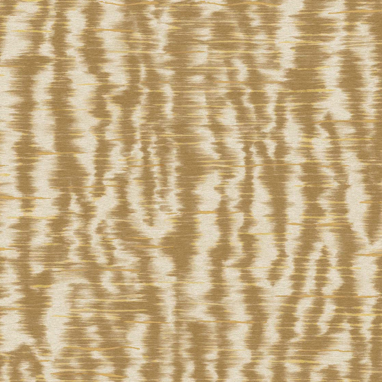 333441 - Liquid Wave Emerald Wallpaper - Yellow / Ochre - Eijffinger