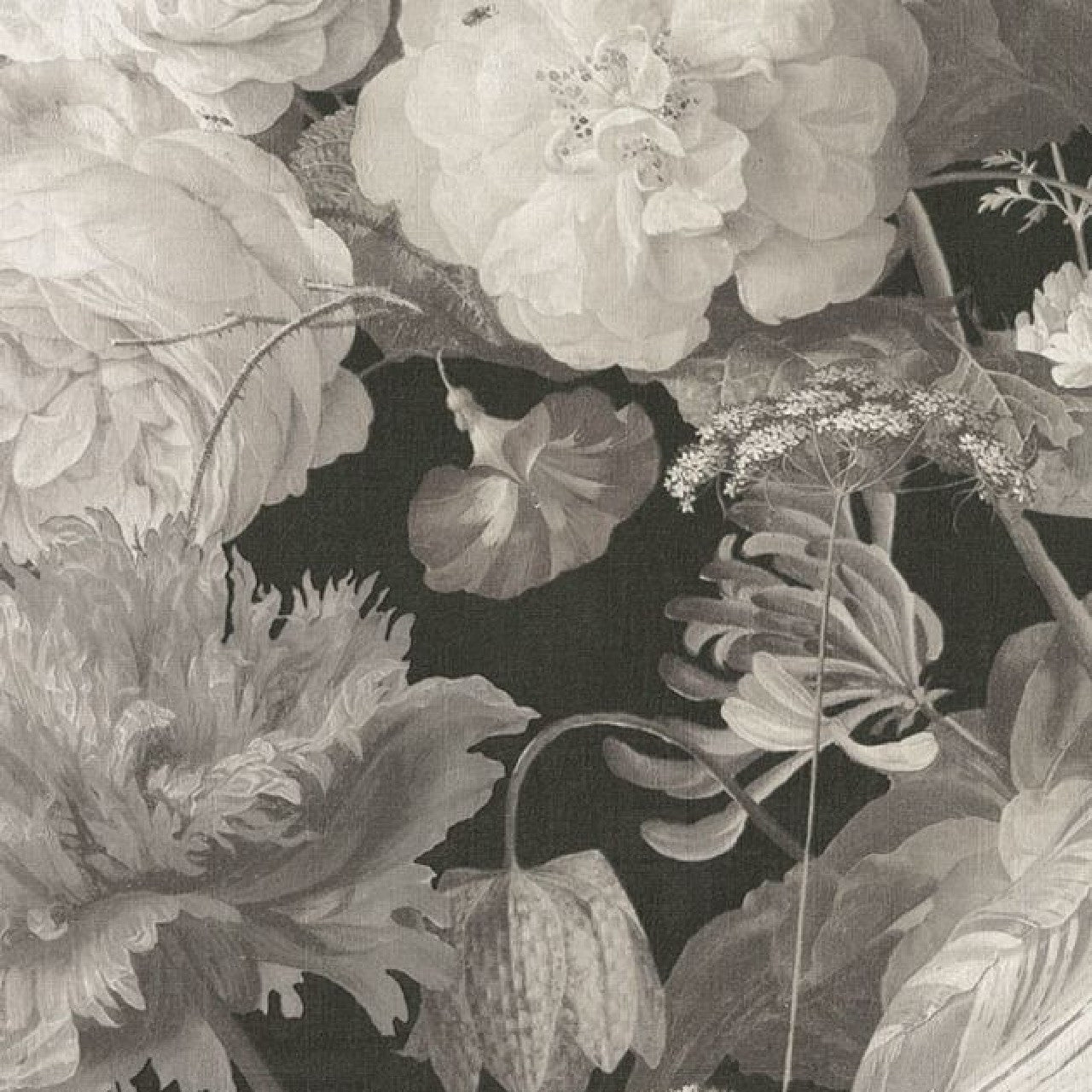 358001 - Flower Show Masterpiece Wallpaper - Grey - Eijffinger