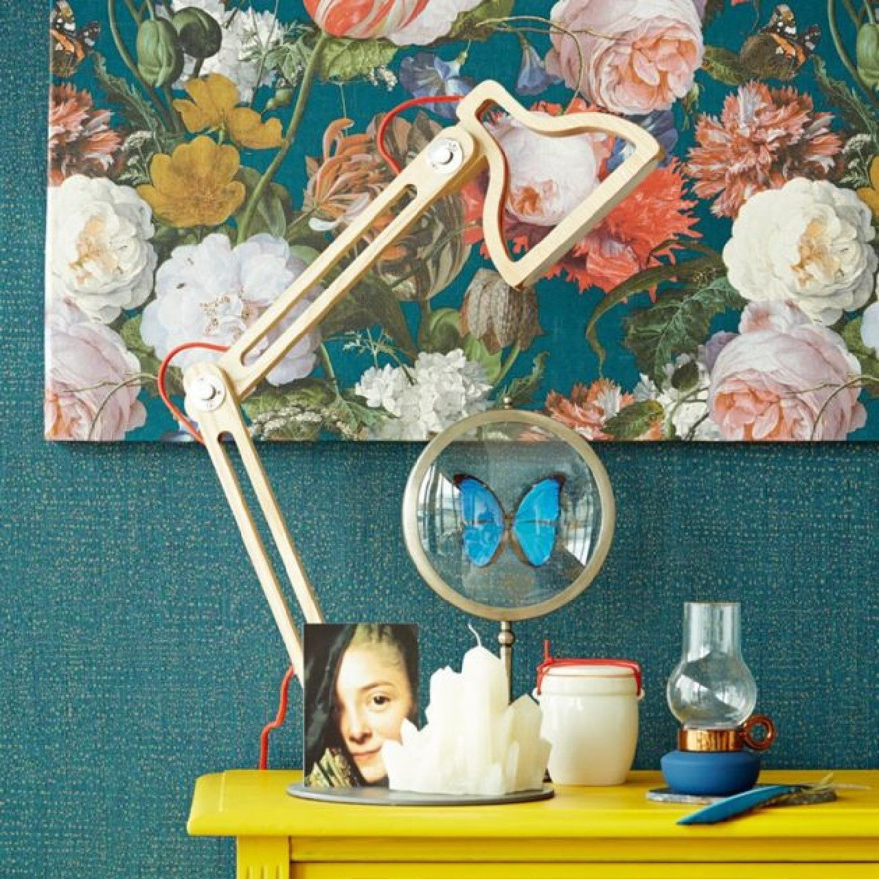 358002 - Flower Show Masterpiece Wallpaper - Multi / Green - Eijffinger