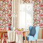 358005 - Flower Show Masterpiece Wallpaper - Red - Eijffinger