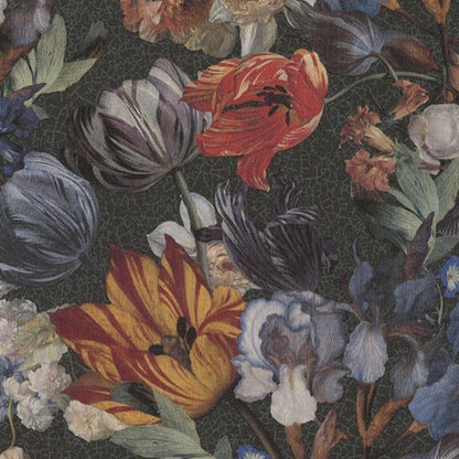 358010 - Garden Party Masterpiece Wallpaper - Black - Eijffinger