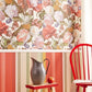 358024 - Candy Stripe Masterpiece Wallpaper - Red - Eijffinger
