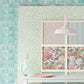 358033 - Patchwork Shabby Chic Masterpiece Wallpaper - Duck Egg - Eijffinger