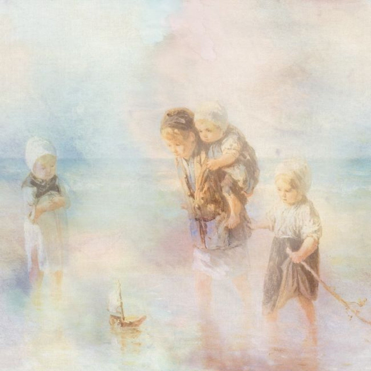 358127 - Watercolour Family Masterpiece Wallpaper - Multi - Eijffinger