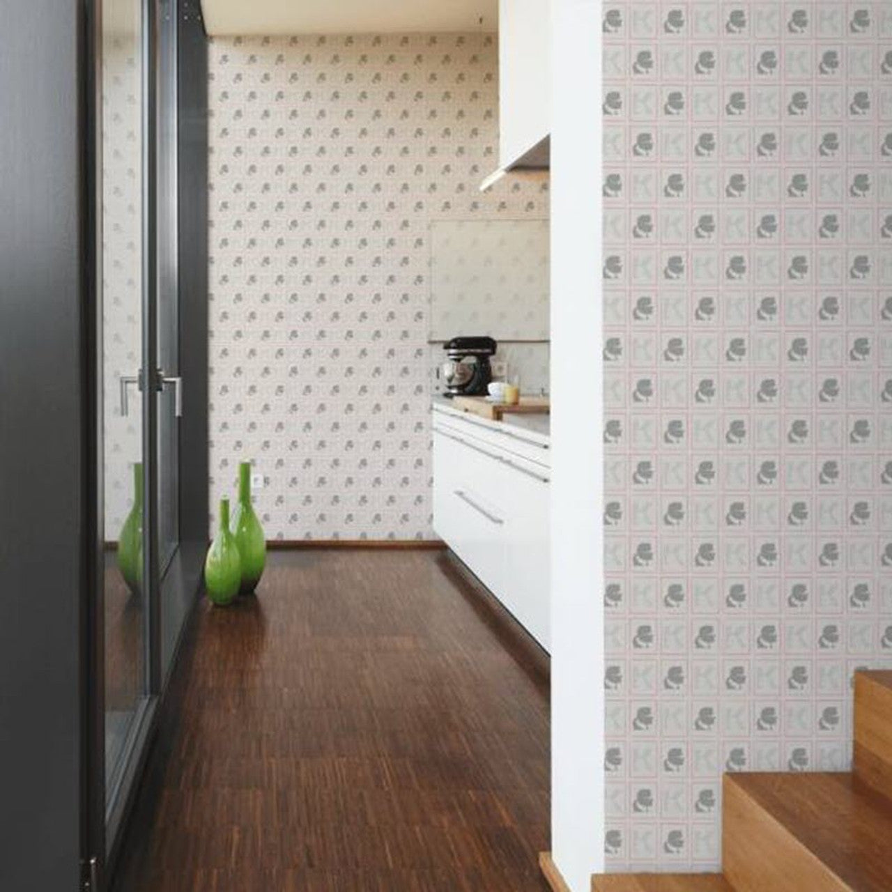 37842-1 - Kameo Wallpaper - White - Karl Lagerfield