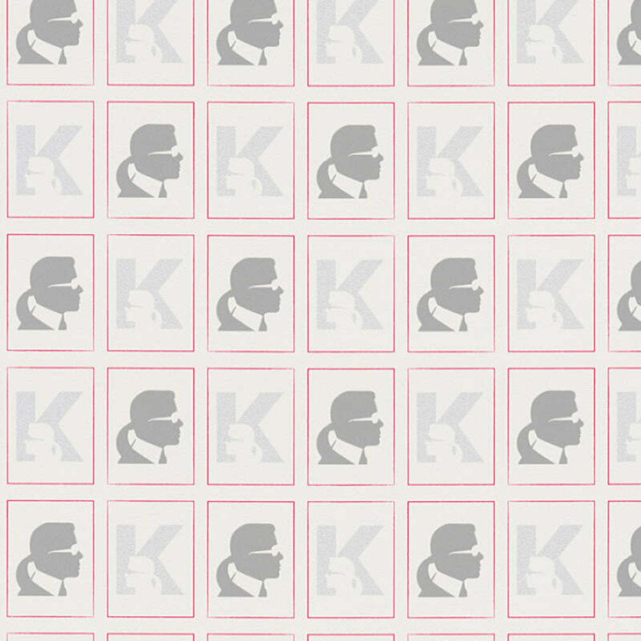 37842-1 - Kameo Wallpaper - White - Karl Lagerfield