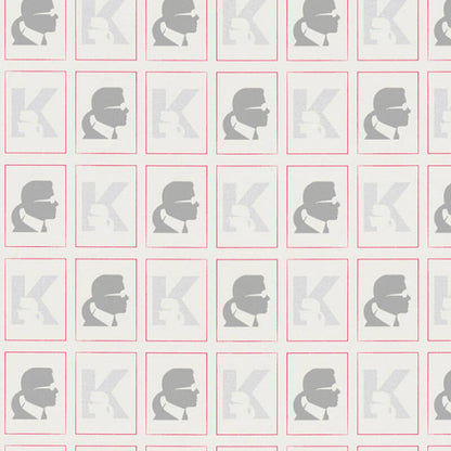 37842-1 - Kameo Wallpaper - White - Karl Lagerfield
