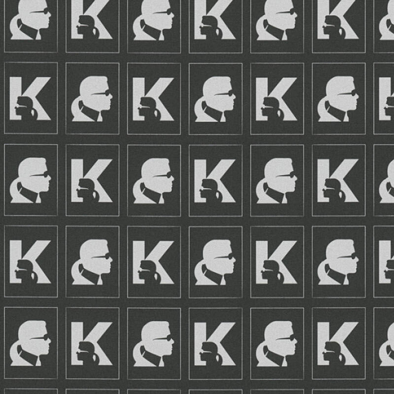 37842-3 - Kameo Wallpaper - Black - Karl Lagerfield