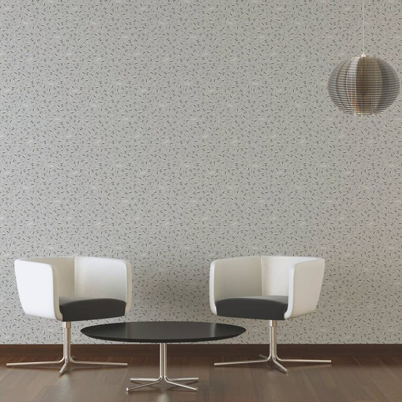 37843-3 - Ikonik Wallpaper - Light Grey - Karl Lagerfield