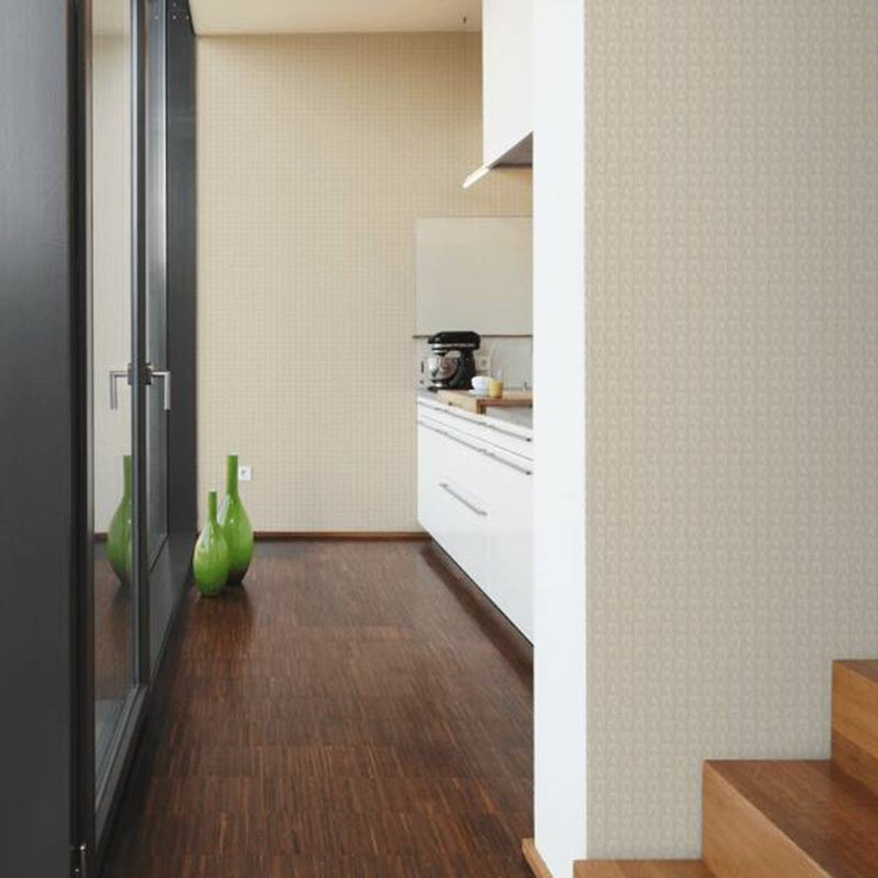 37844-1 - Kuilted Wallpaper - Cream - Karl Lagerfield