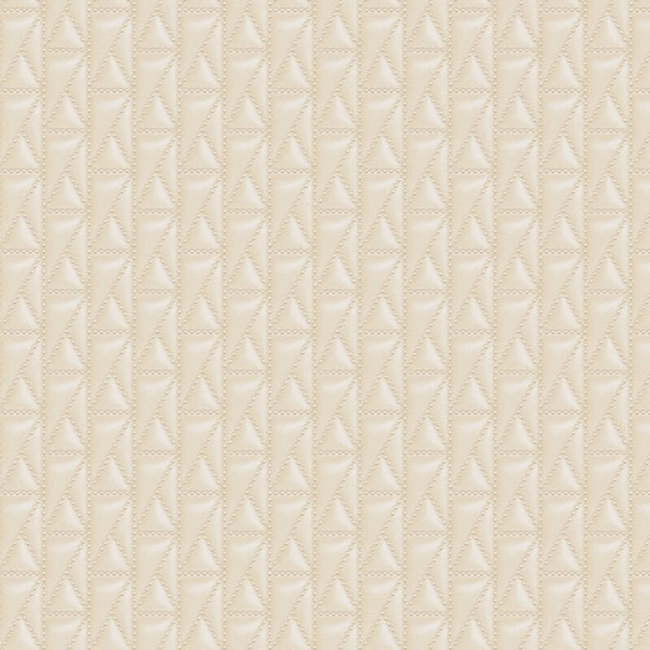 37844-1 - Kuilted Wallpaper - Cream - Karl Lagerfield