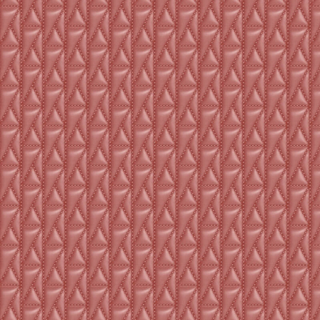 37844-2 - Kuilted Wallpaper - Red - Karl Lagerfield
