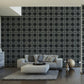 37845-2 - Baroque Wallpaper - Charcoal - Karl Lagerfield