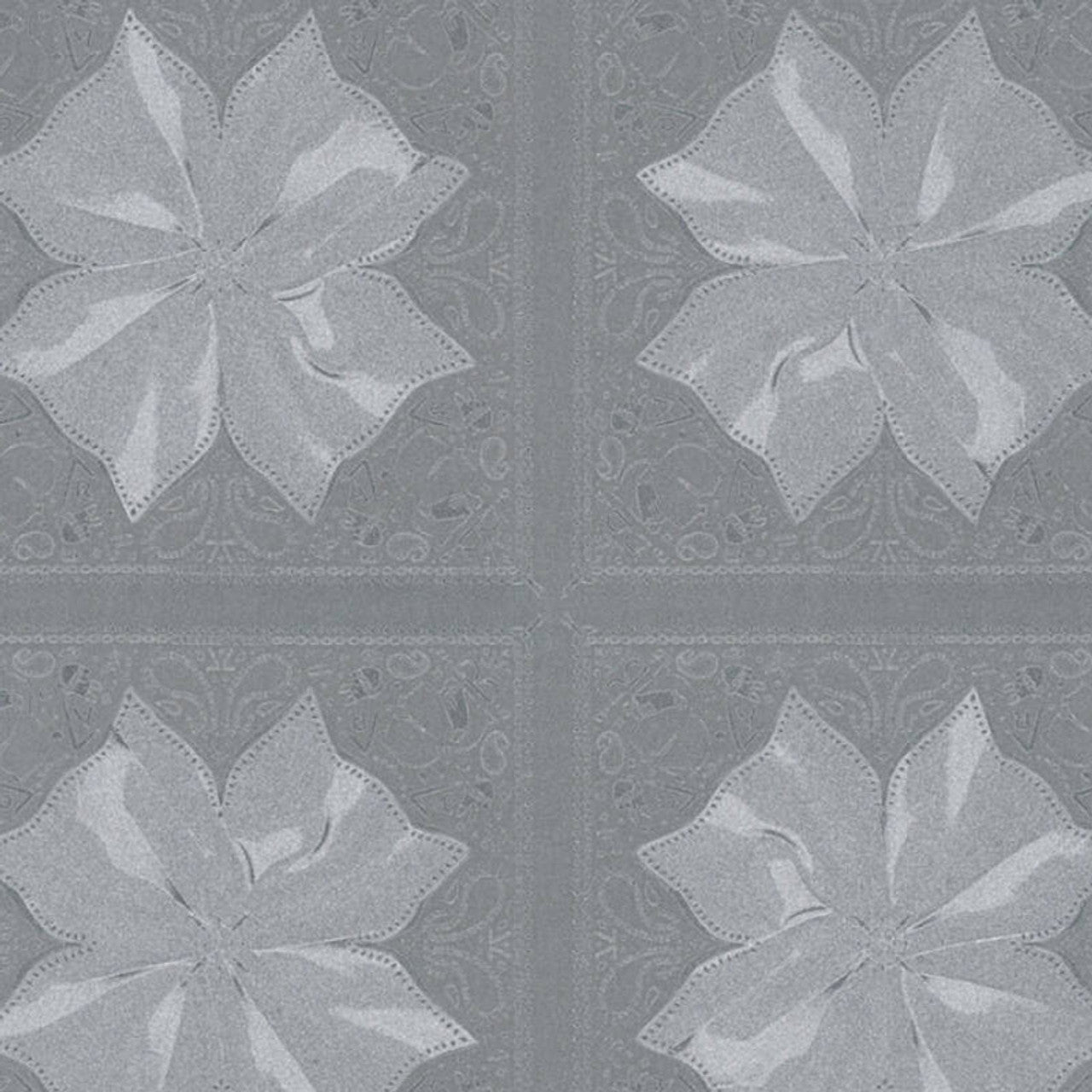 37845-5 - Baroque Wallpaper - Grey - Karl Lagerfield