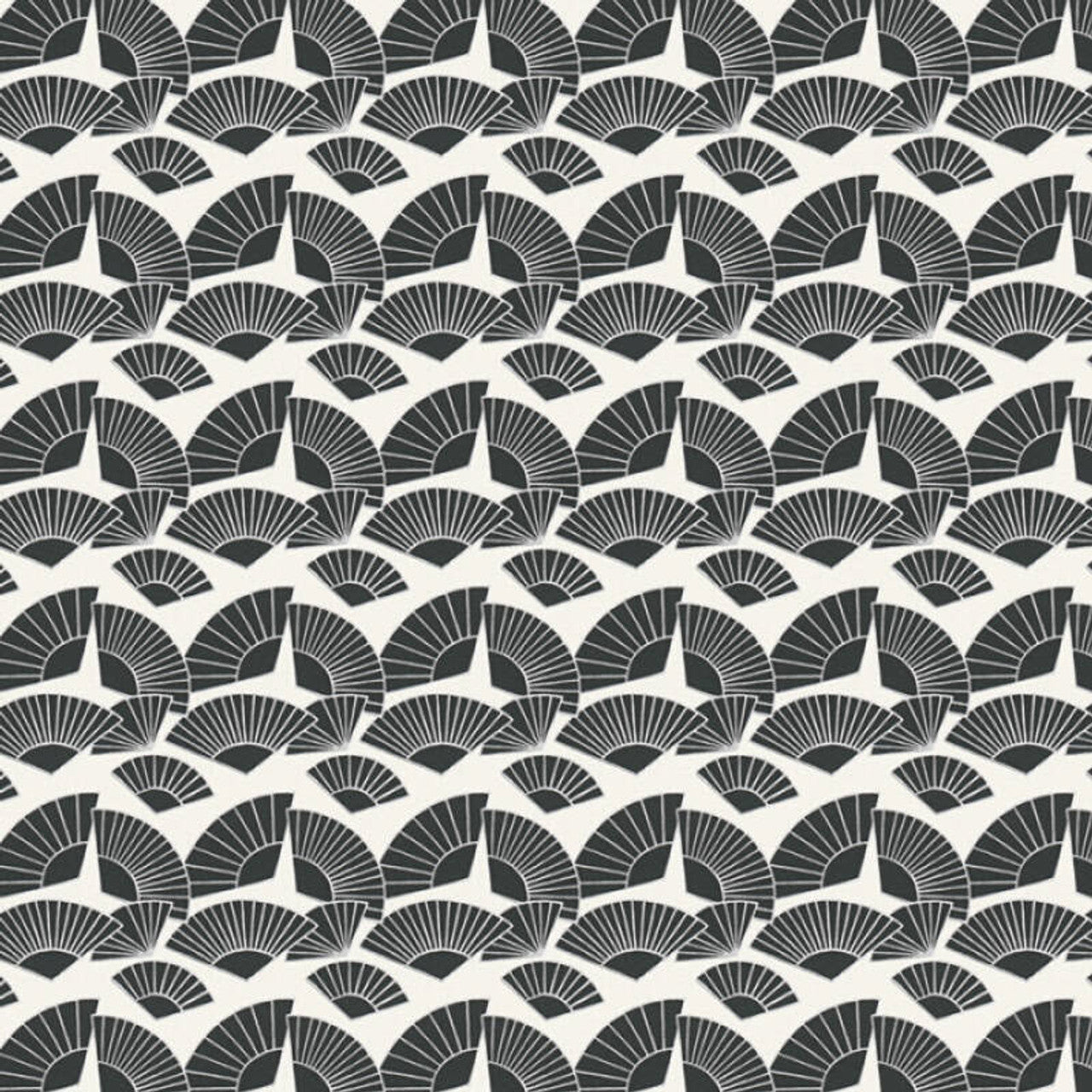 37847-3 - Fan Wallpaper - Black - Karl Lagerfield